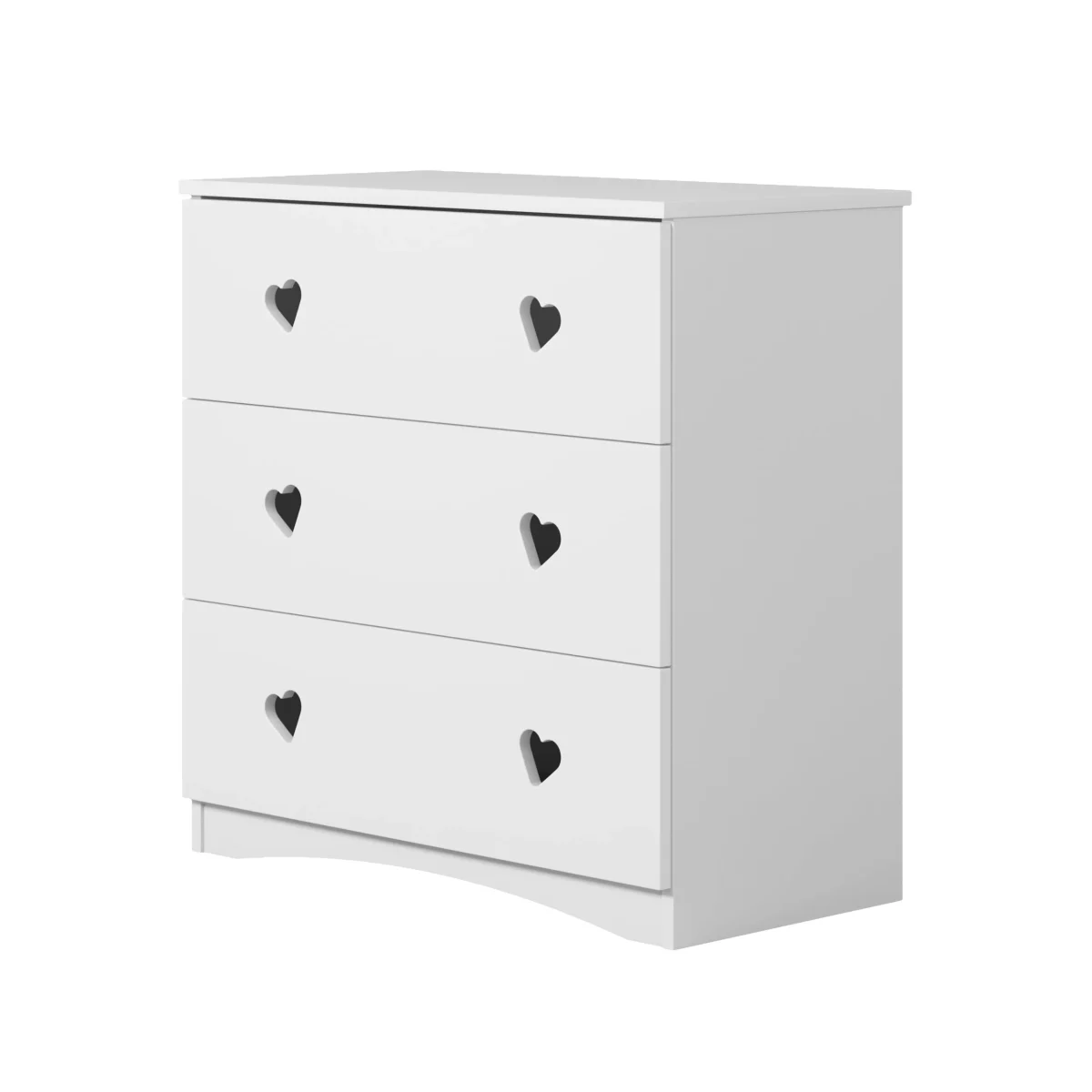 Kocot Kids Julia — Chest of Drawers with Heart Cutout Handles, photo 7