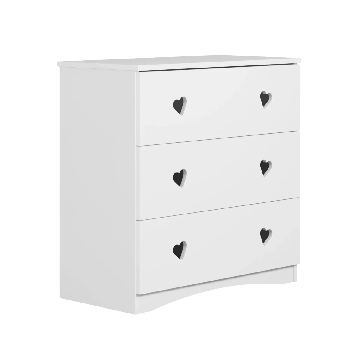 Kocot Kids Julia — Chest of Drawers with Heart Cutout Handles, photo 2