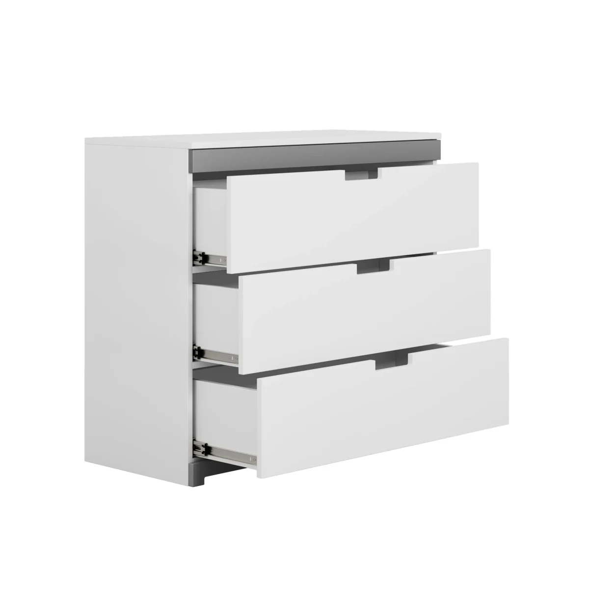 Kocot Kids Tomi — Chest of Drawers, White with Grey Detail, photo 5