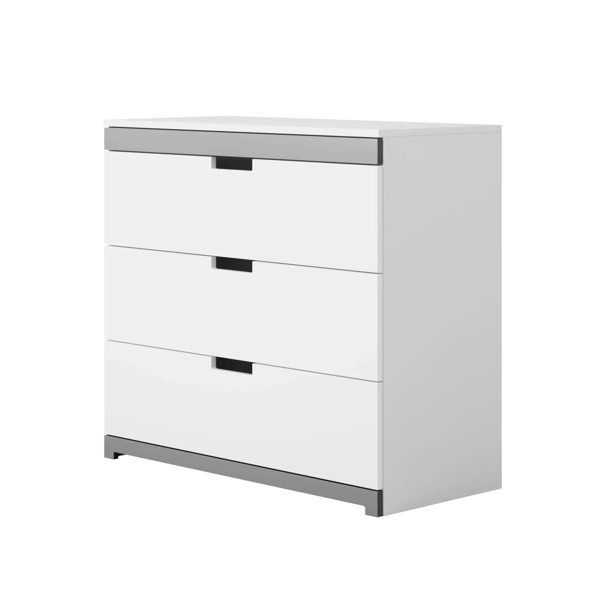 Kocot Kids Tomi — Chest of Drawers, White with Grey Detail