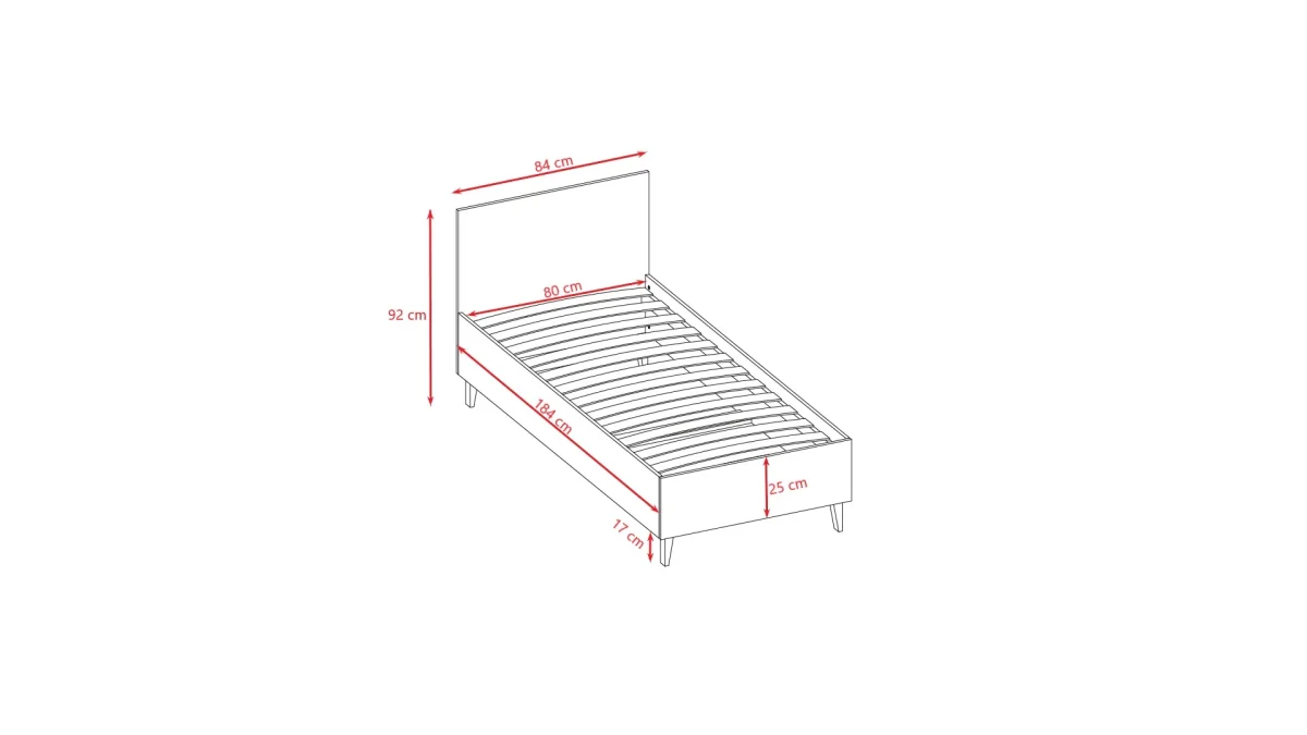 Kocot Kids Kubi — Children’s Bed, 180 × 80 cm, photo 4