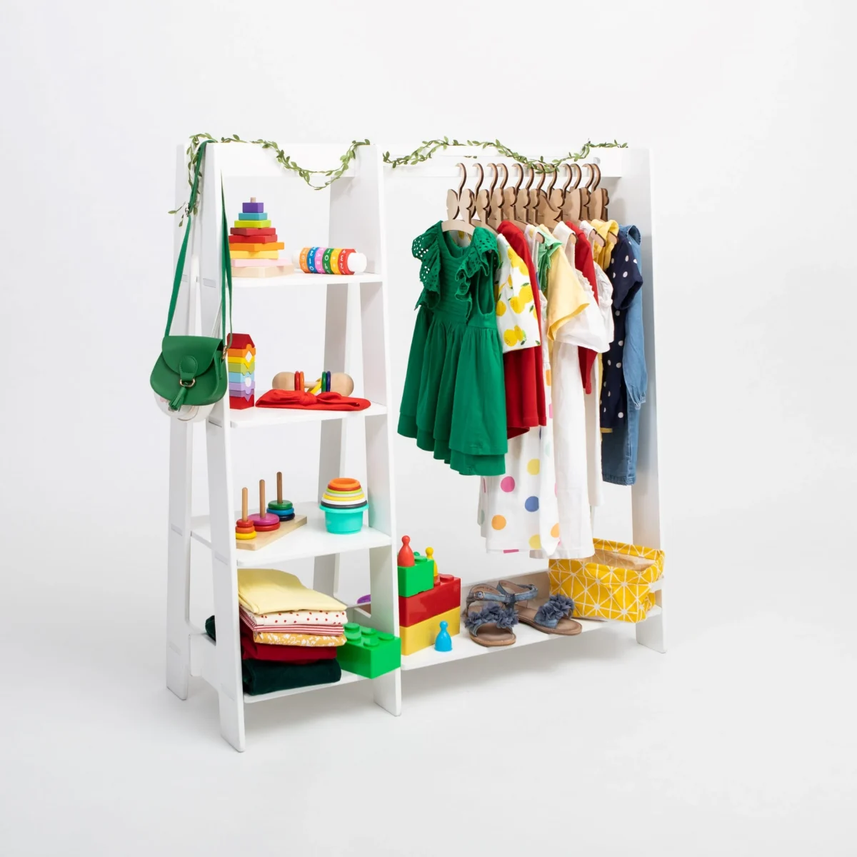 Clothing Rack with Side Shelves, photo 5