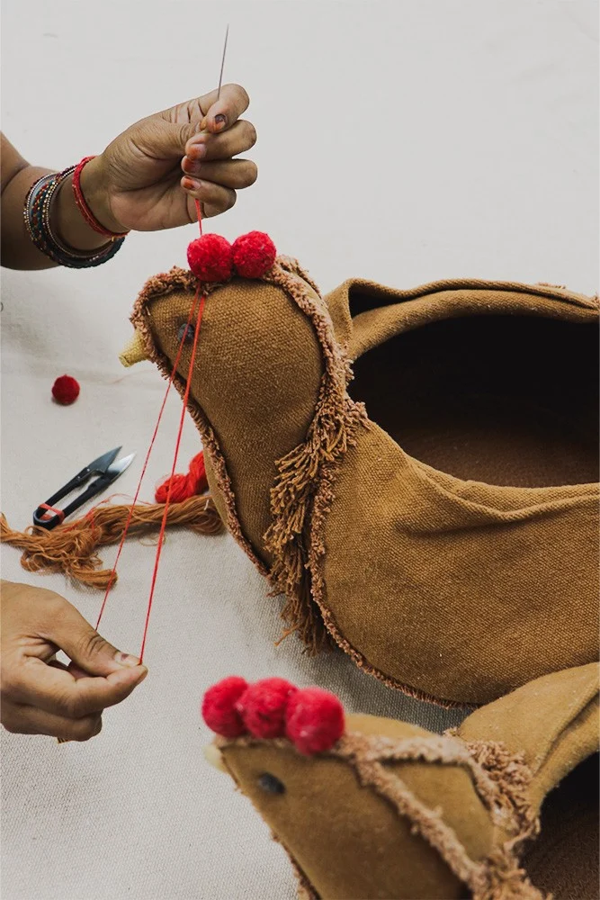 Lorena Canals Chicken — Decorative Basket, photo 3