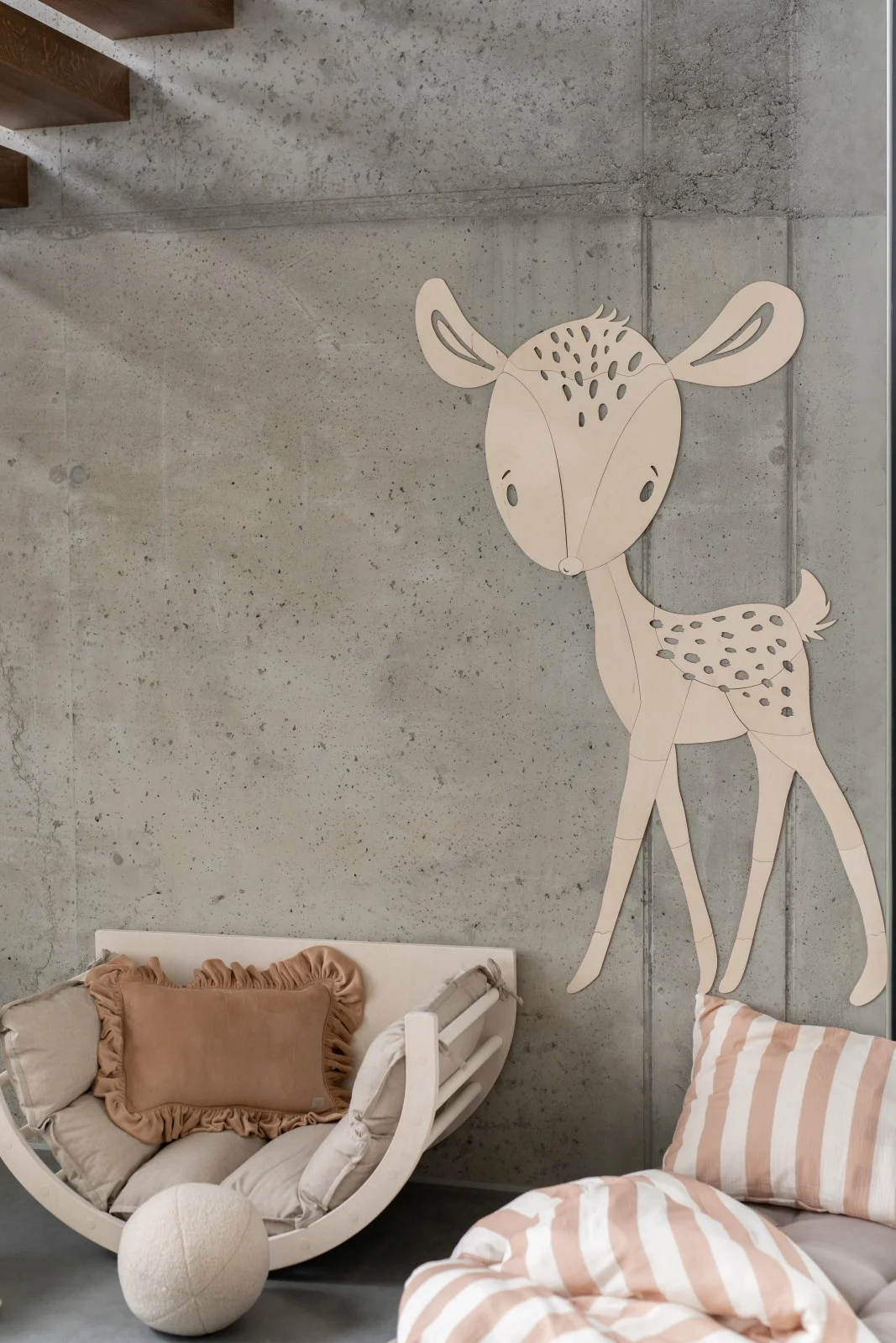 Forest Animal Wall Decoration: Deer, Fox or Hedgehog
