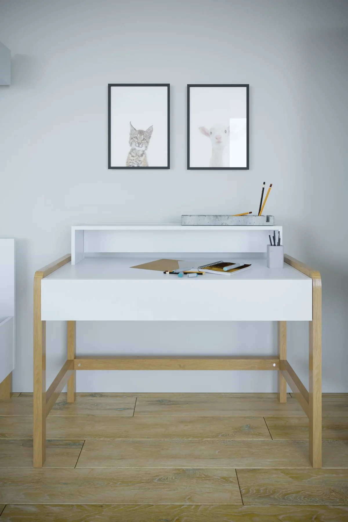 Kocot Kids Victor — Writing Desk with Soft-Close Drawer, photo 2