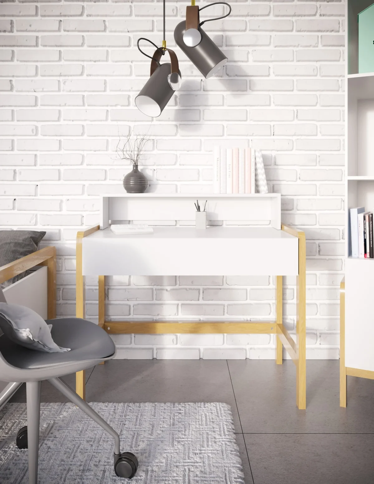 Kocot Kids Victor — Writing Desk with Soft-Close Drawer, photo 3