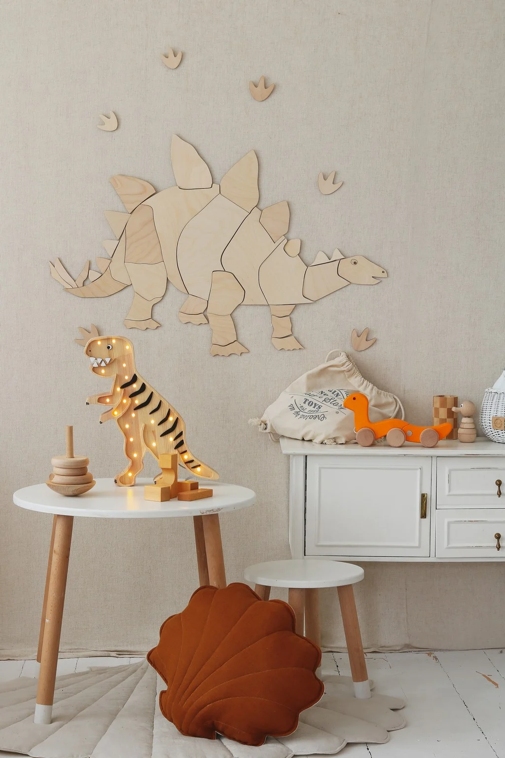 Dinosaur Wall Decor: Stegosaurus, T-Rex, Triceratops, photo 6