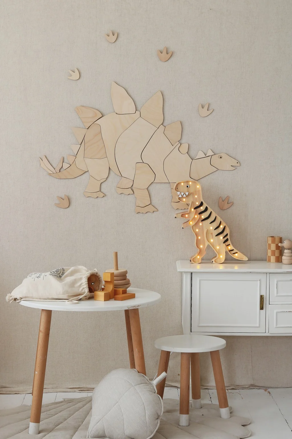Dinosaur Wall Decor: Stegosaurus, T-Rex, Triceratops, photo 4