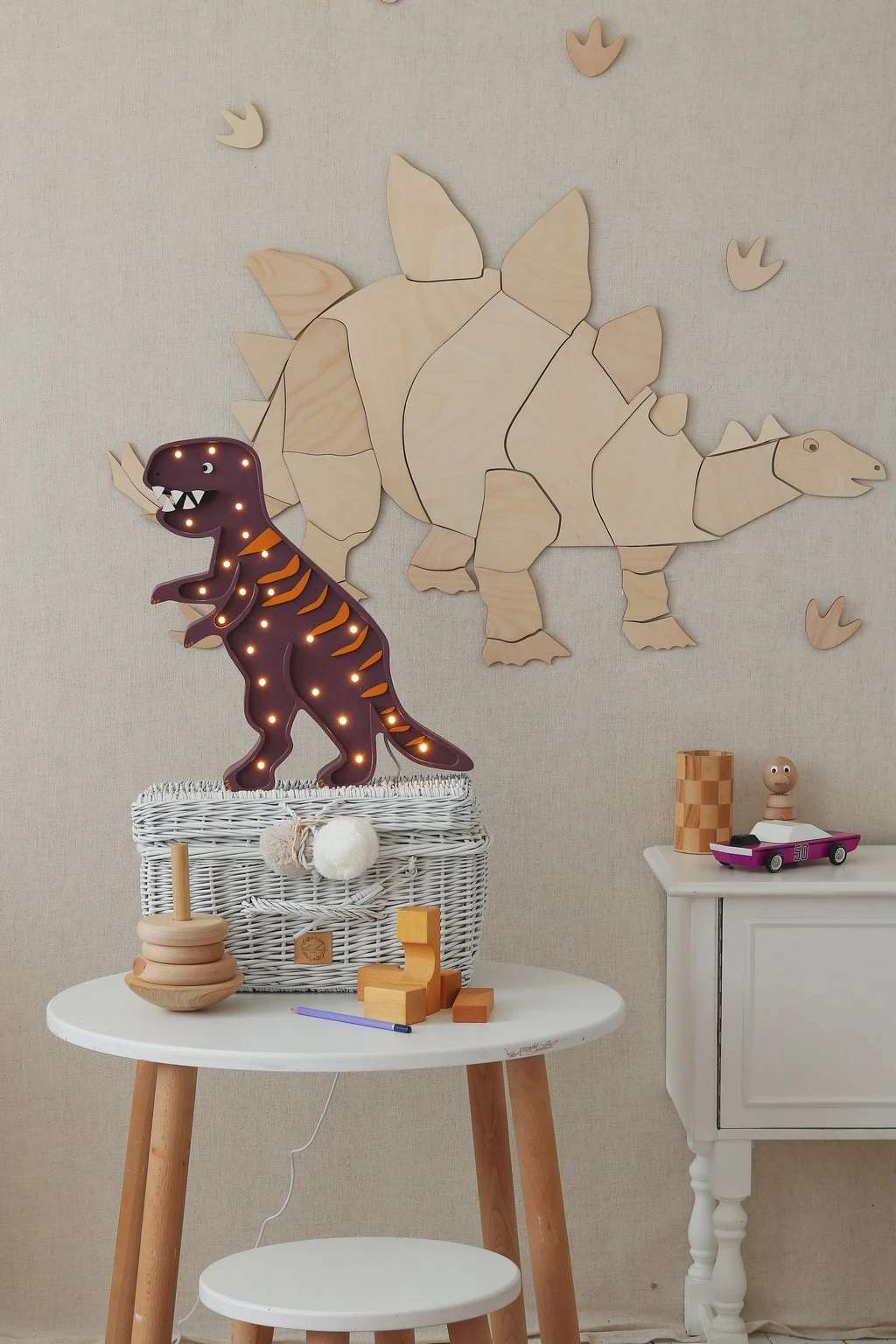 Dinosaur Wall Decor: Stegosaurus, T-Rex, Triceratops, photo 5