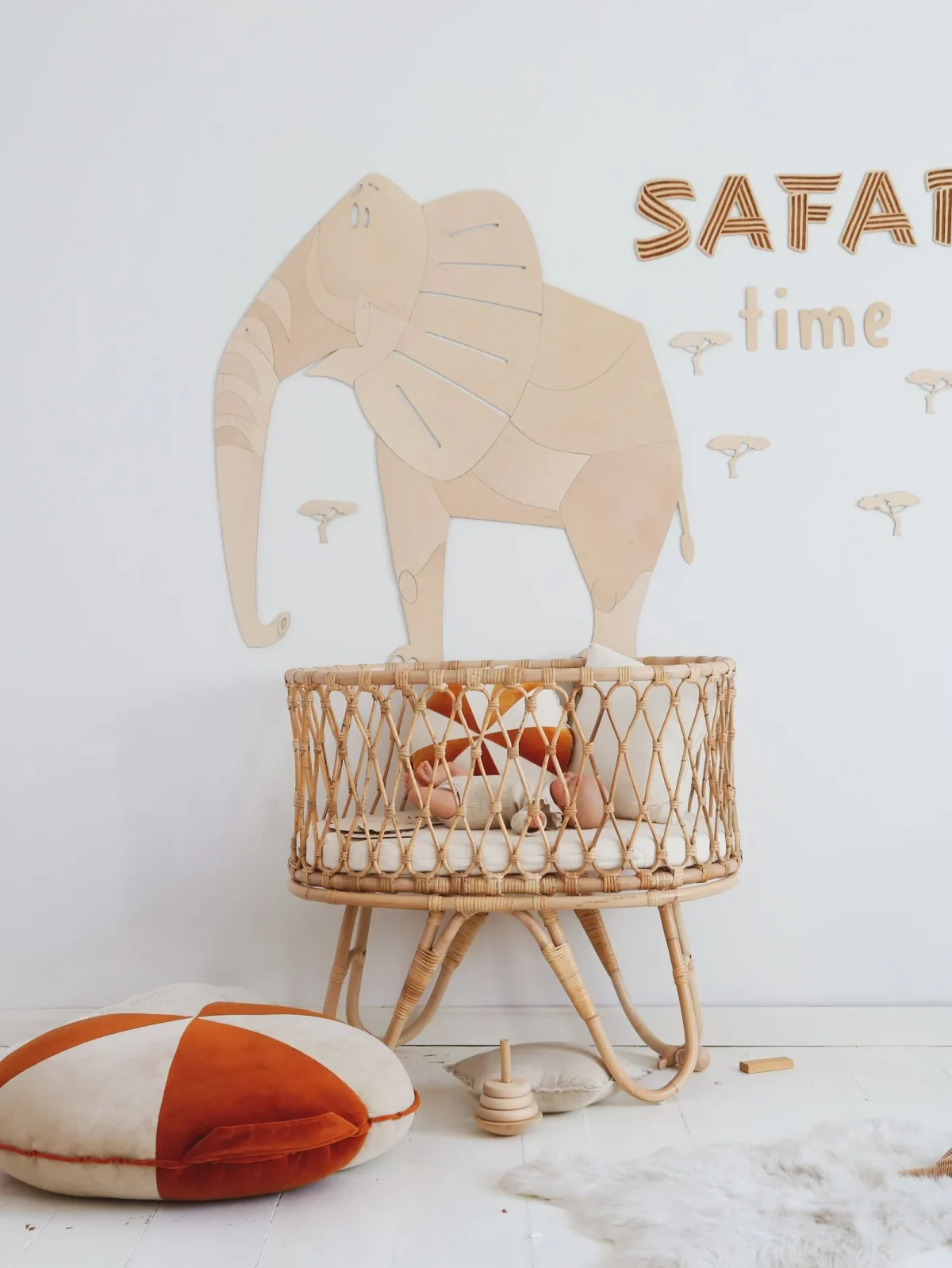 Safari Wooden Wall Decoration, 5 Animals, photo 4