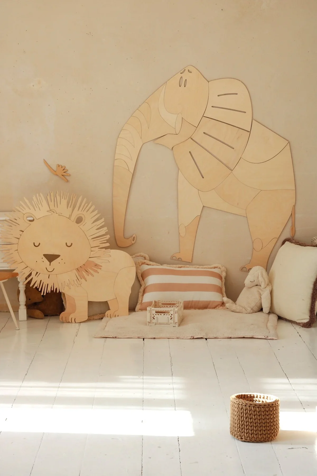 Safari Wooden Wall Decoration, 5 Animals, photo 5