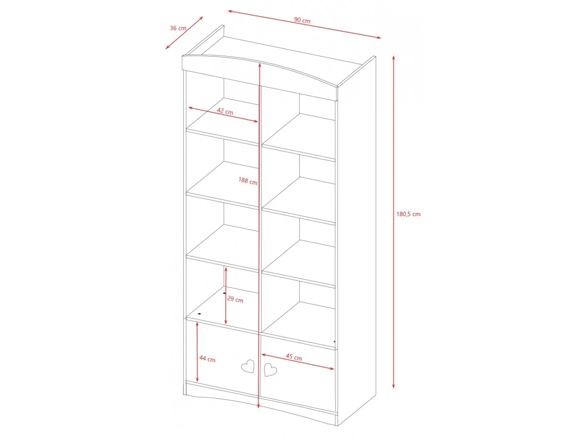 Kocot Kids Julia — Double Bookshelf, photo 6