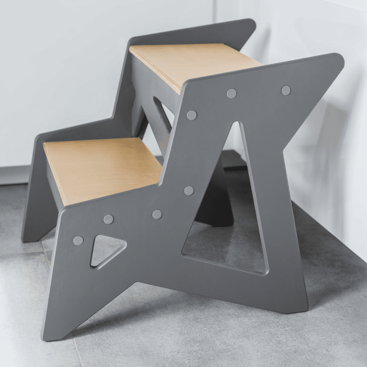 Plywood Step Stool, 17 cm Step