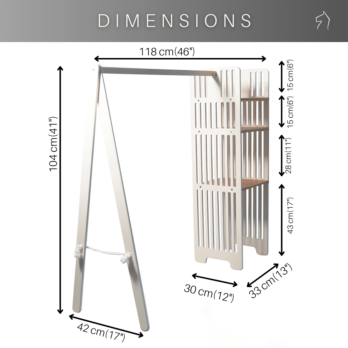 Kids Wooden Clothing Rack, photo 6
