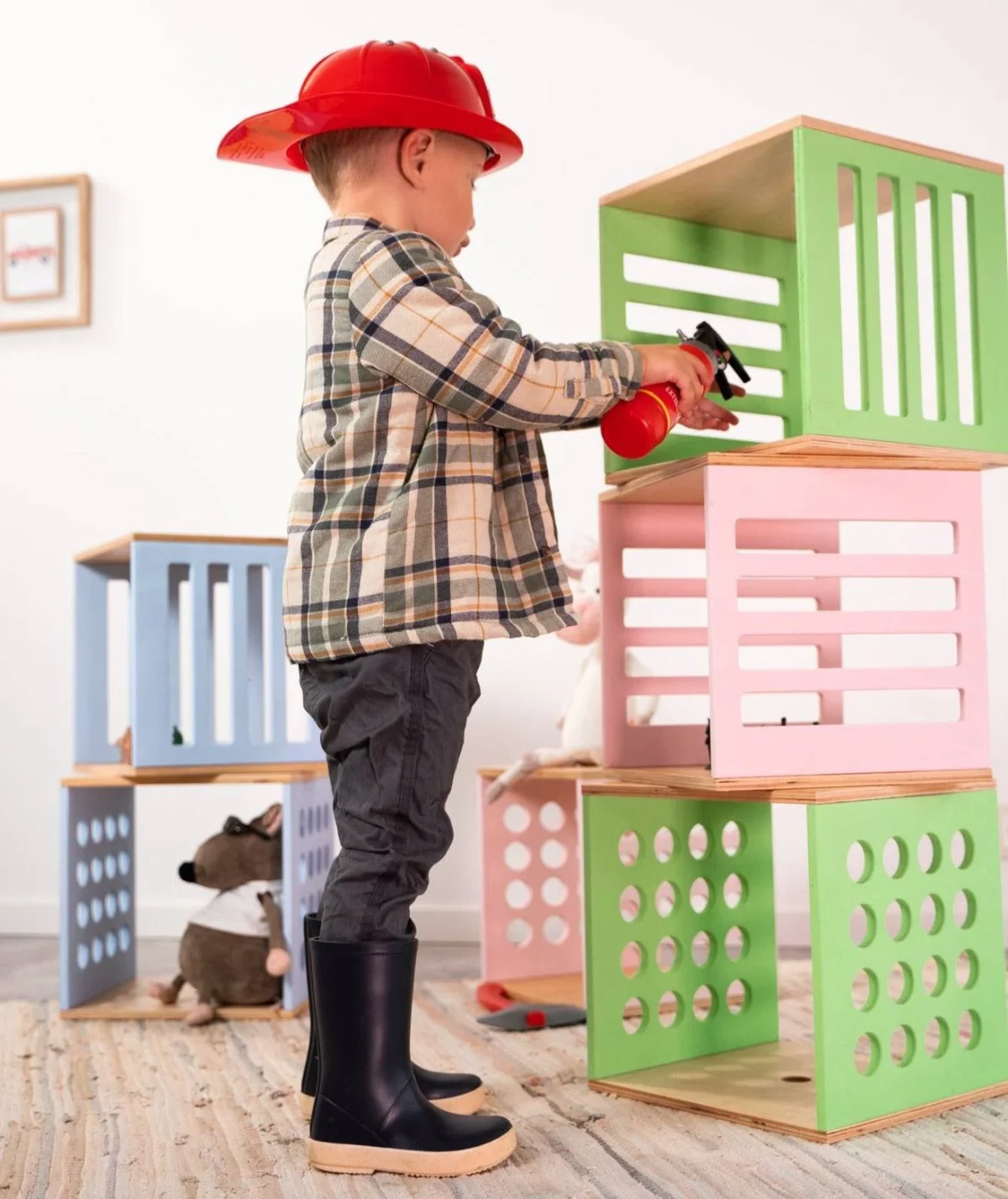Kids Wooden Toy Storage Cube, photo 3