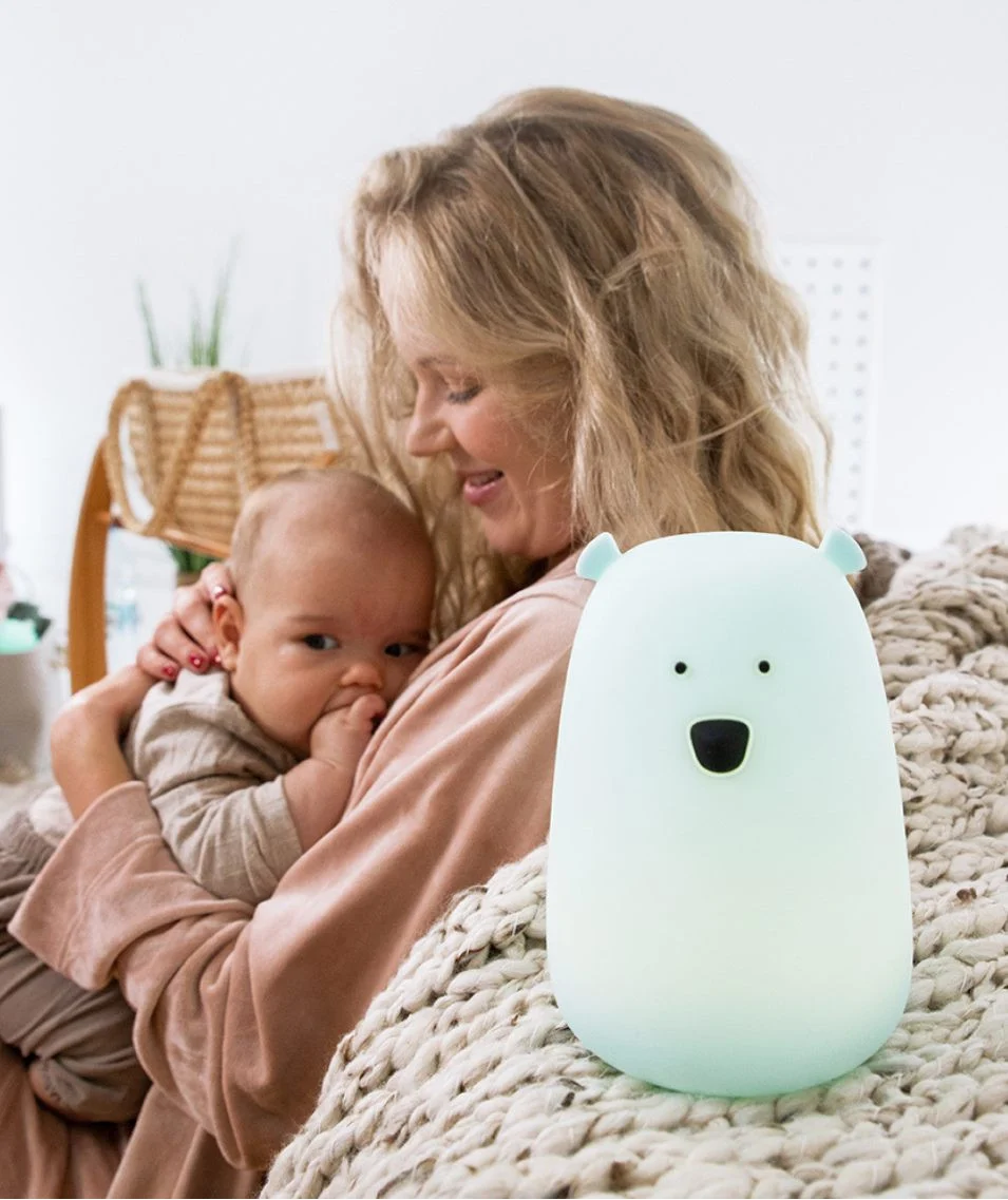 Big Bear Silicone Lamp with Remote, Blue, photo 2