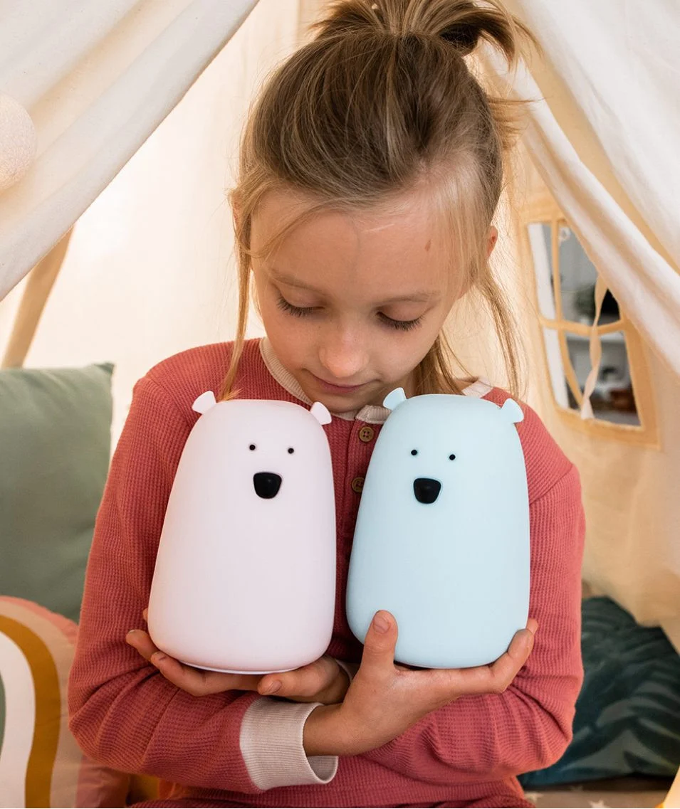 Big Bear Silicone Lamp with Remote, Blue, photo 3