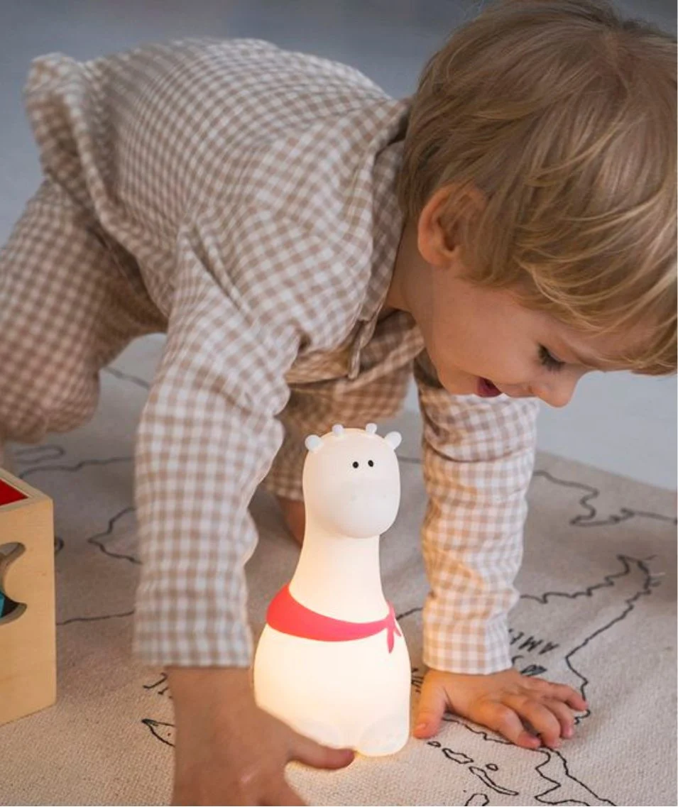 Giraffe Silicone Lamp, White, photo 2