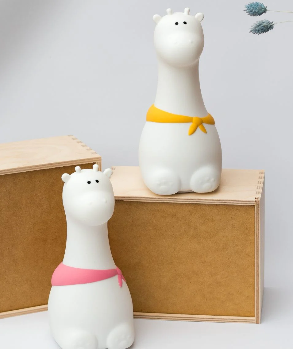 Giraffe Silicone Lamp, White, photo 3