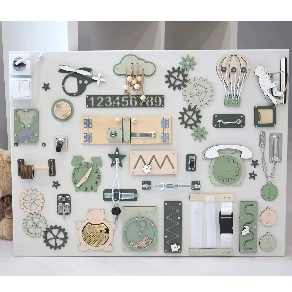 Extra Large Sensory Busy Board, 60 × 80 cm, photo 5