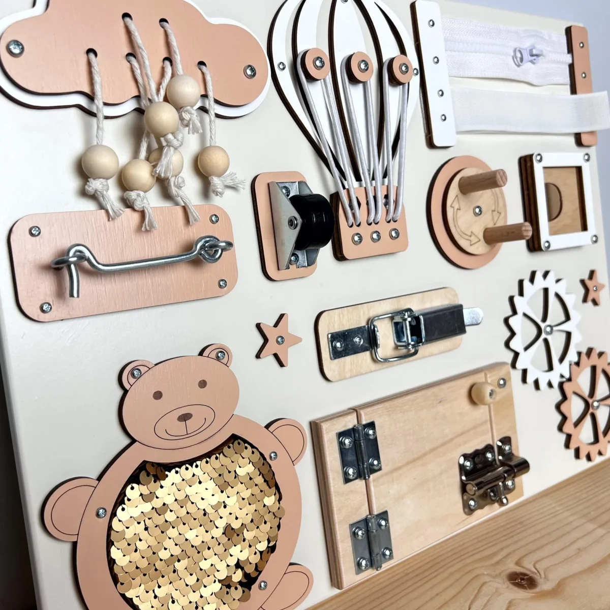 Small Busy Board with Doors, 30 × 40 cm, photo 5
