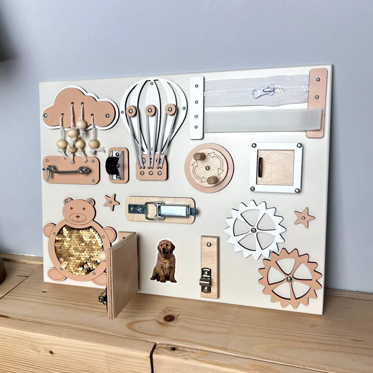 Small Busy Board with Doors, 30 × 40 cm, photo 6