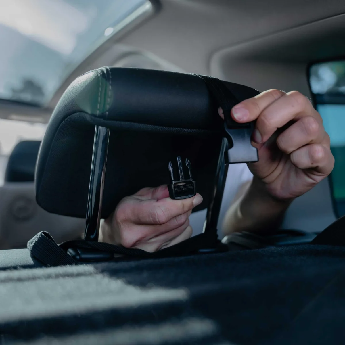 Ezimoov EZI Mirror Classic — Curved Rear Seat Mirror, photo 6