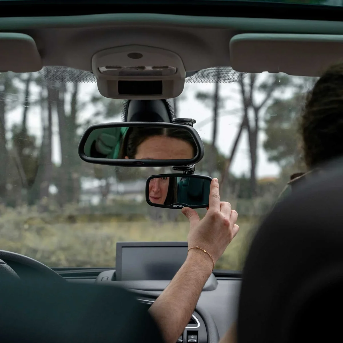 Ezimoov EZI Mirror Clip — Clip-on Mirror for Rear-View Mirror, photo 7