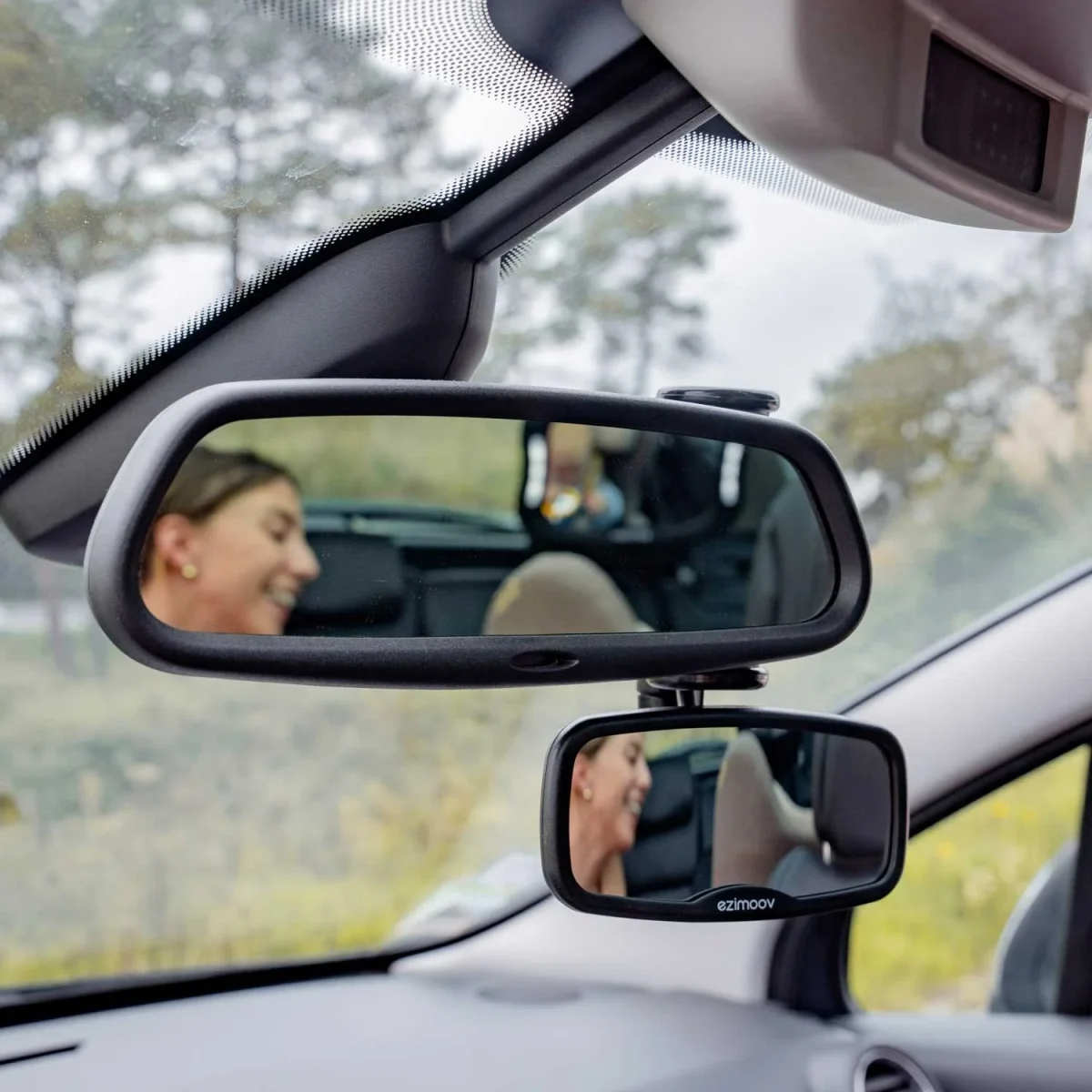 Ezimoov EZI Mirror Clip — Clip-on Mirror for Rear-View Mirror, photo 2
