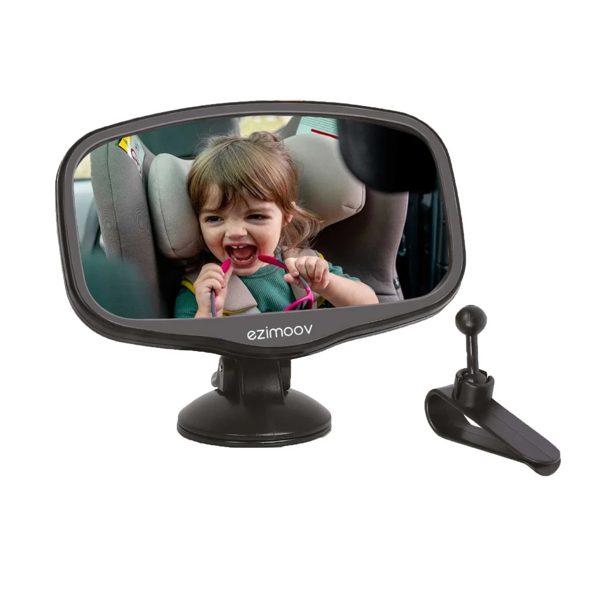 Ezimoov EZI Mirror Mini — For Windshield or Sun Visor