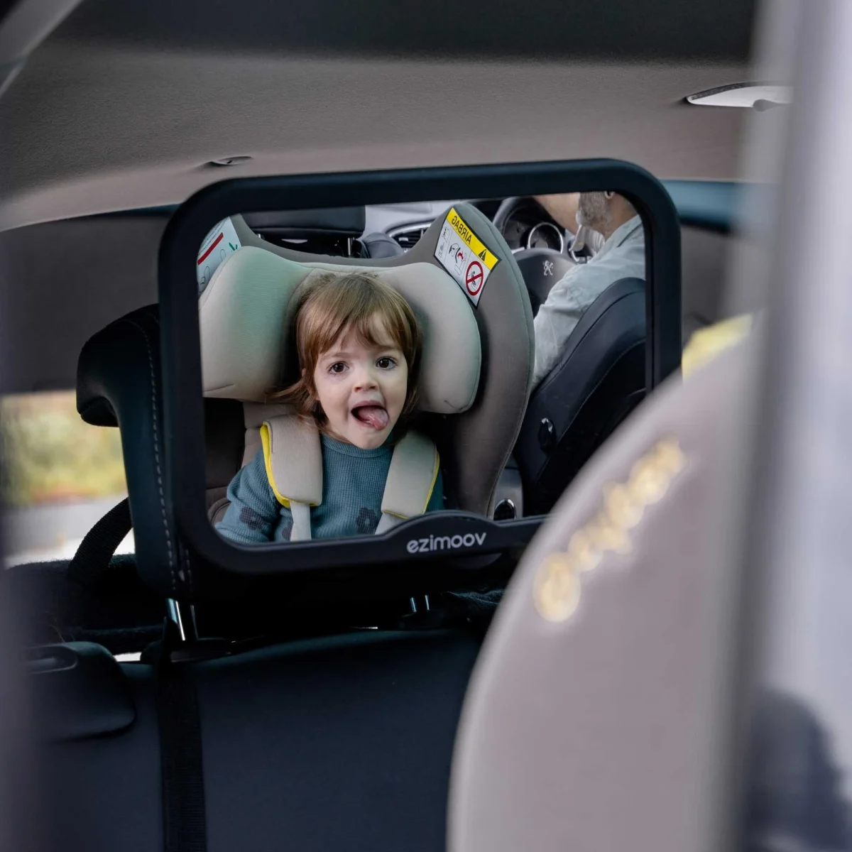 Ezimoov EZI Mirror Square — Back Seat Mirror, 360° Rotation, photo 4