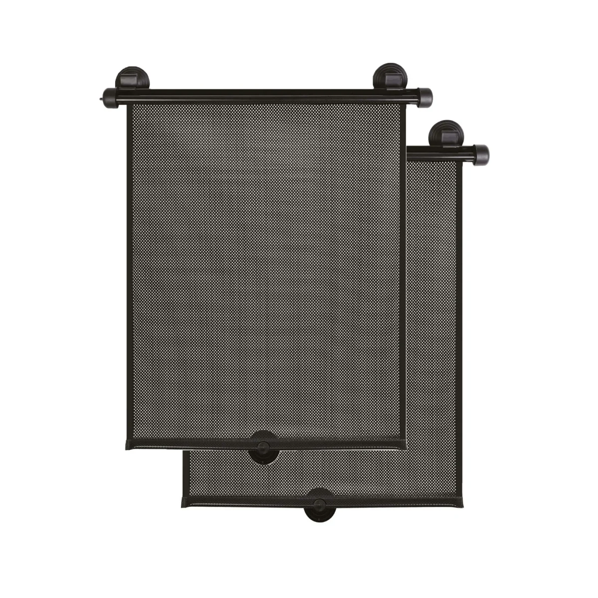 Retractable Roller Sunshades, Set of 2 for Both Sides