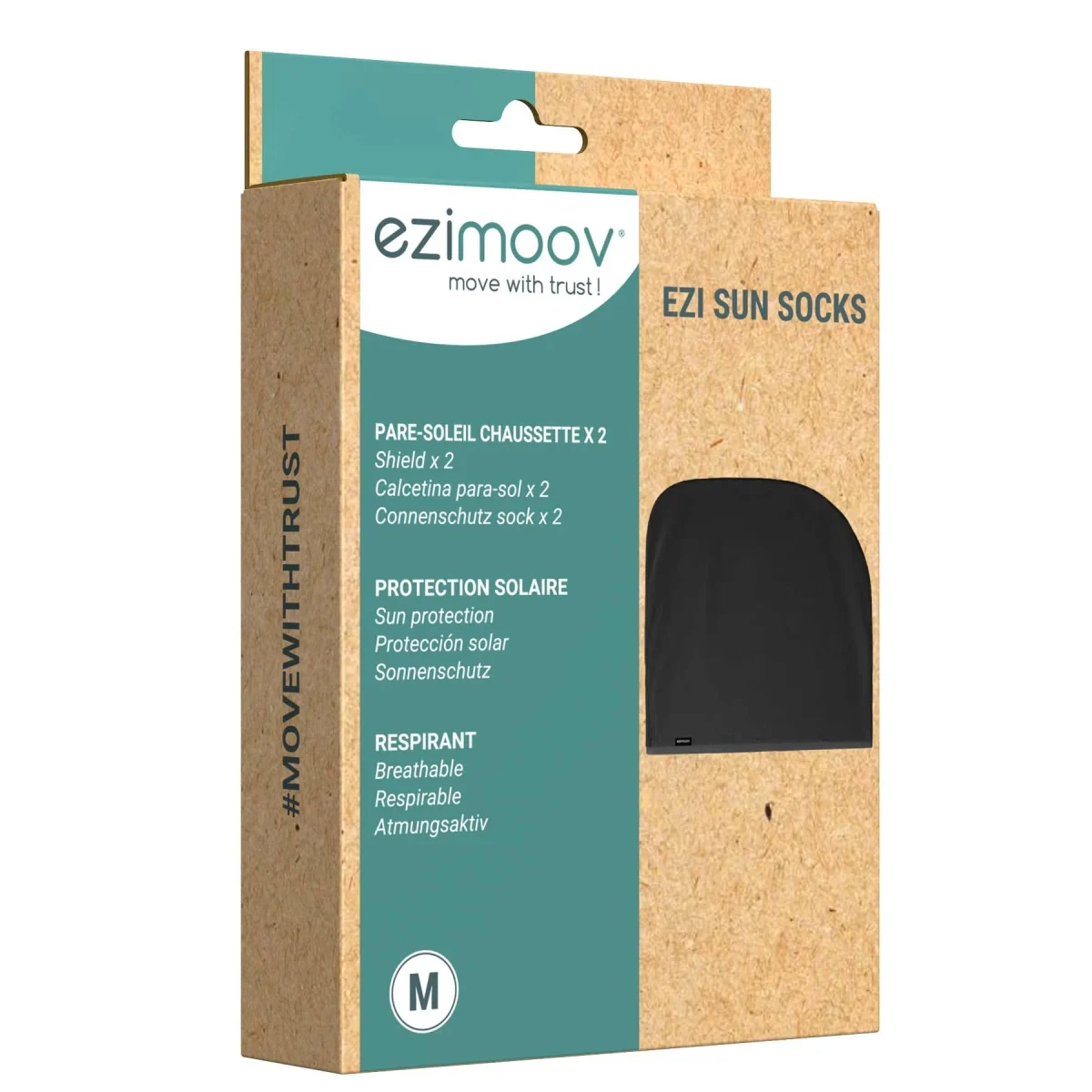 Ezimoov EZI Sun Socks — Car Window Sun Shades, Set of 2, photo 5