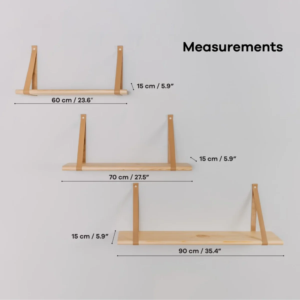 Floating Shelf, 70 cm, photo 10