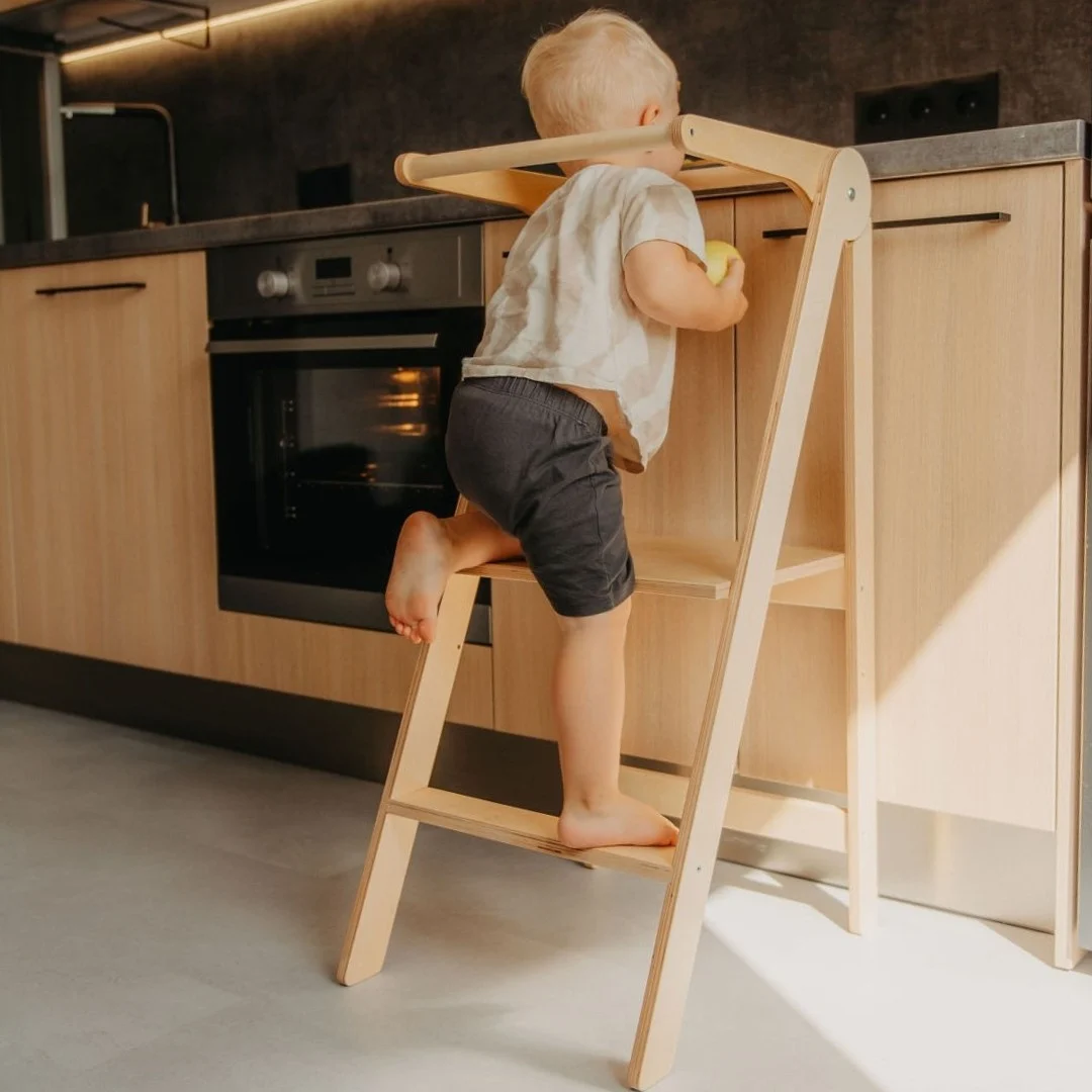 Foldable Kitchen Helper Tower with Removable Rail, photo 8