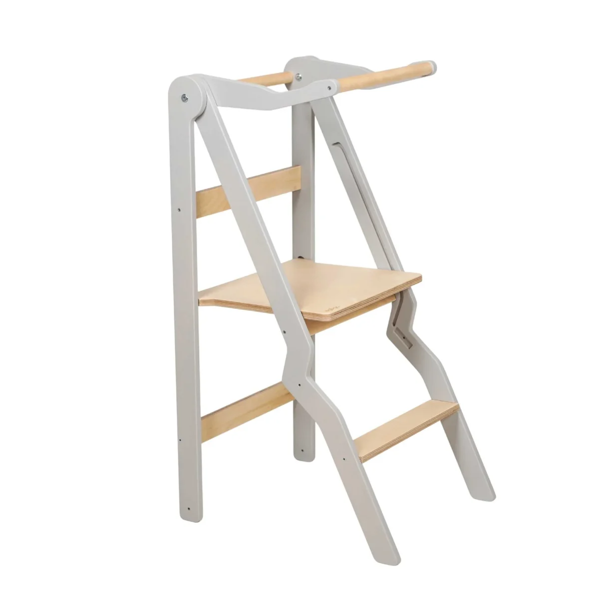 leg&go ZigZag — Foldable Kitchen Tower — Light Gray