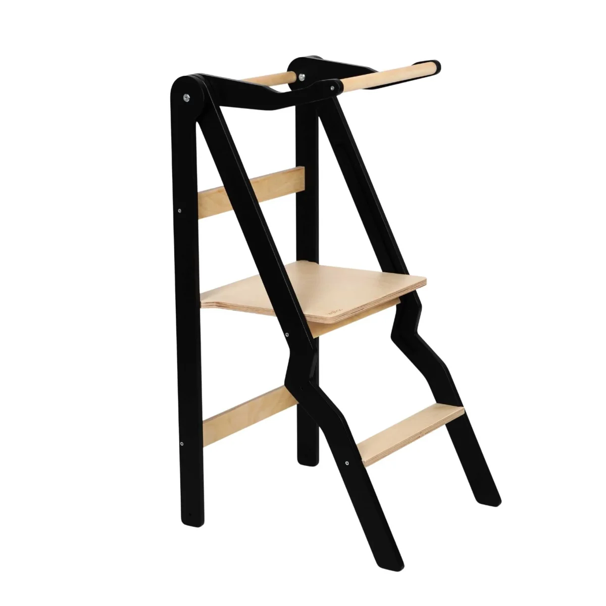 leg&go ZigZag — Foldable Kitchen Tower — black