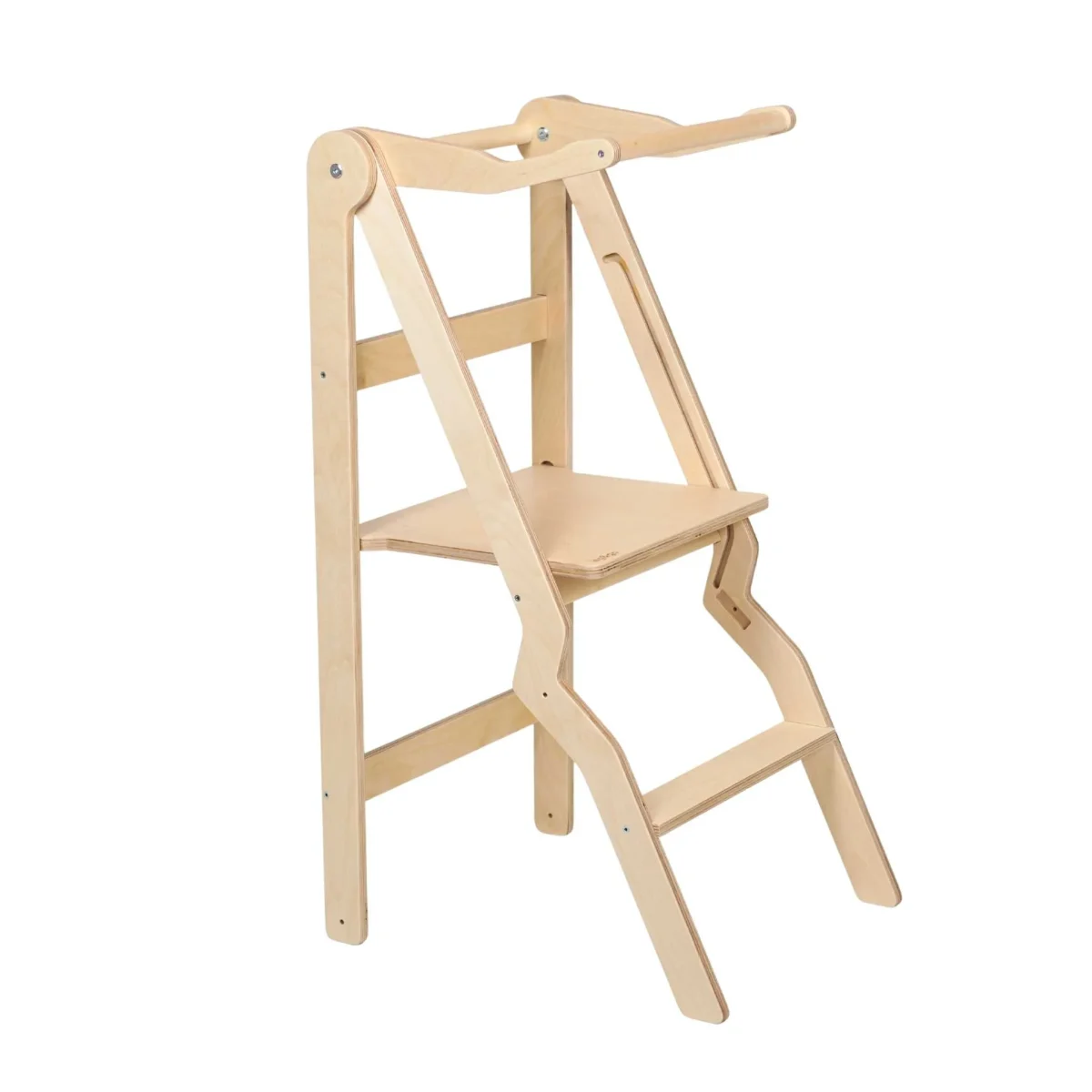 leg&go ZigZag — Foldable Kitchen Tower — Natural