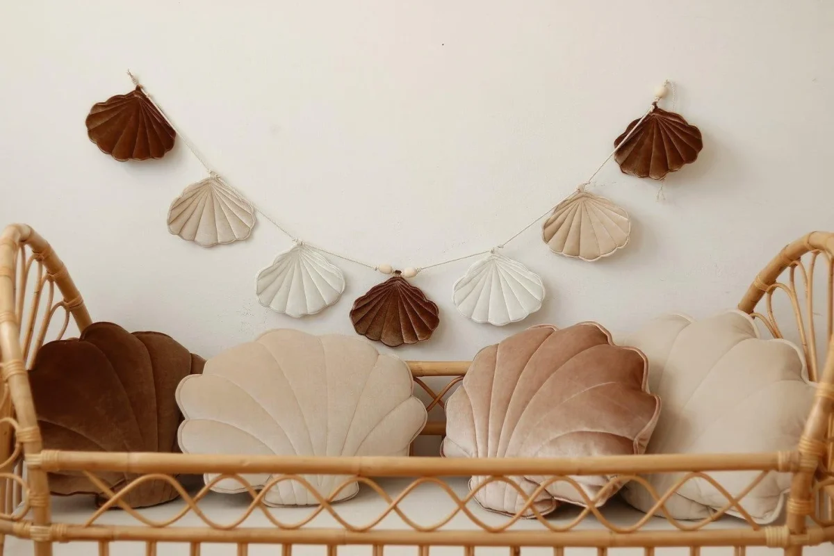 Shell Garland in Linen or Velvet, 3 m, photo 5