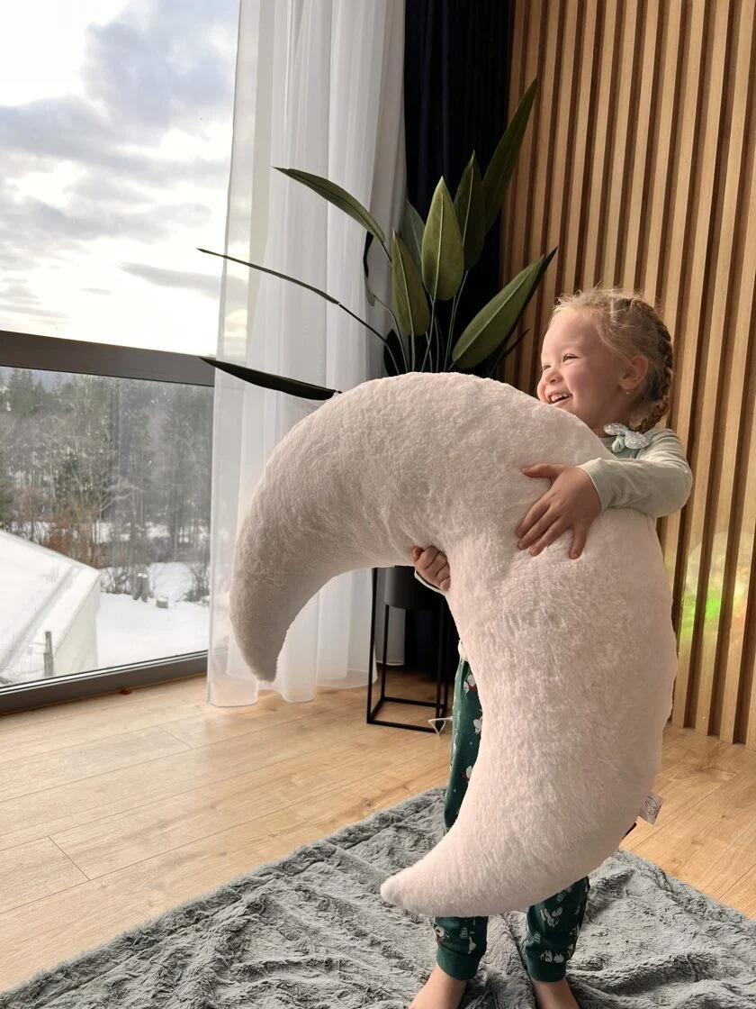Handcrafted Giant Moon Pillow for Babies & Toddlers, photo 2