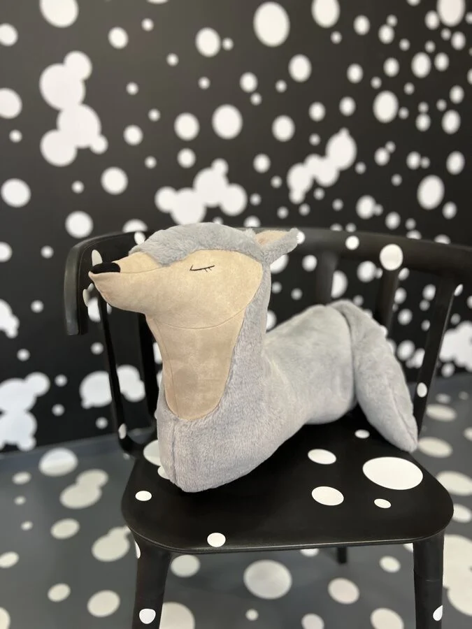 Handmade Wolf Soft Toy Pillow, photo 6