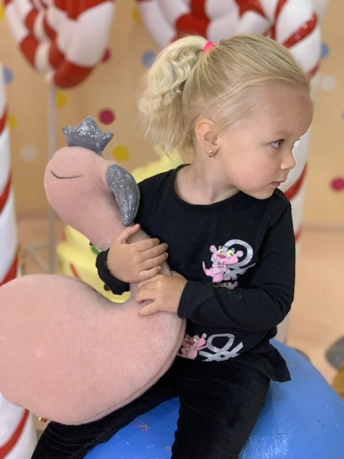 Handmade Pink Flamingo Soft Toy, photo 2