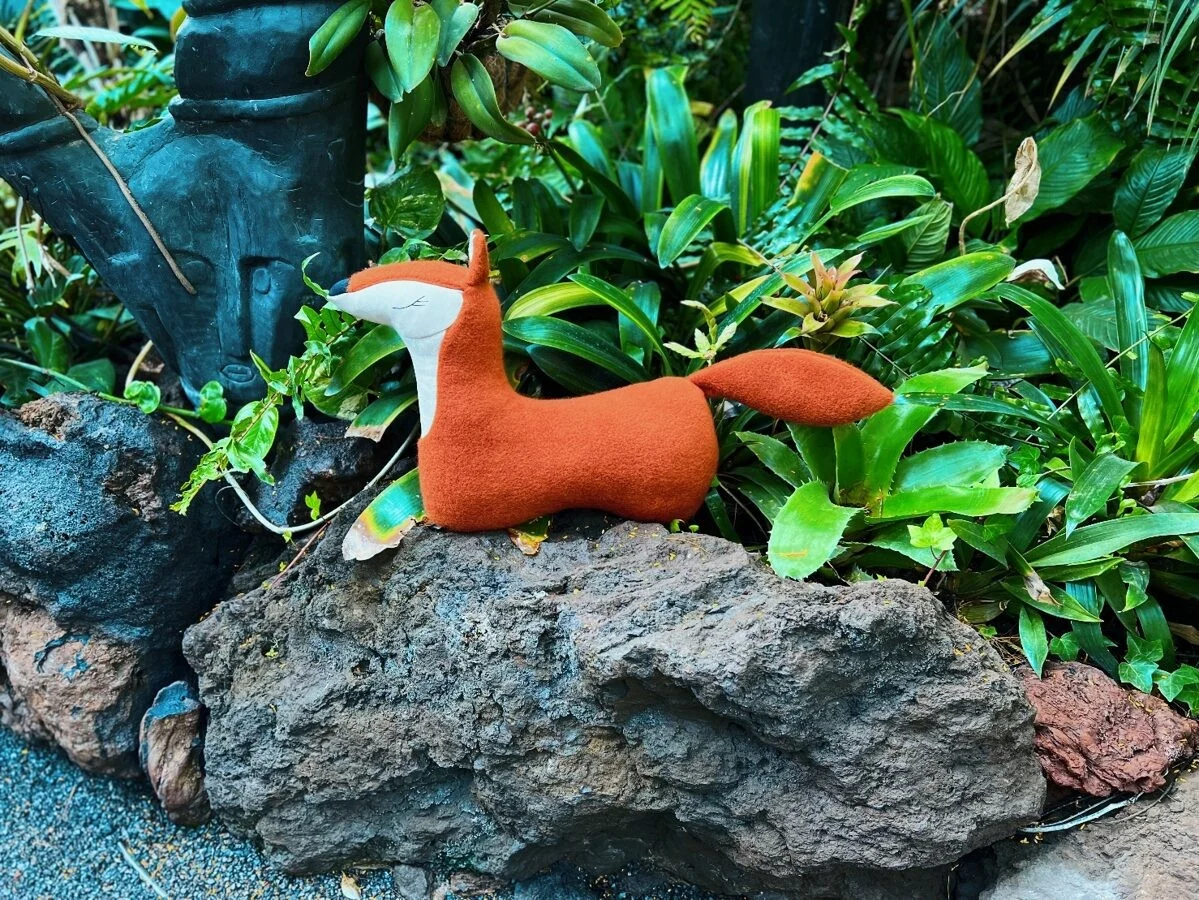 Handmade Fox Soft Toy Pillow, photo 4