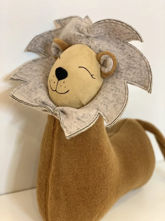 Handmade Lion Soft Toy Pillow, photo 2