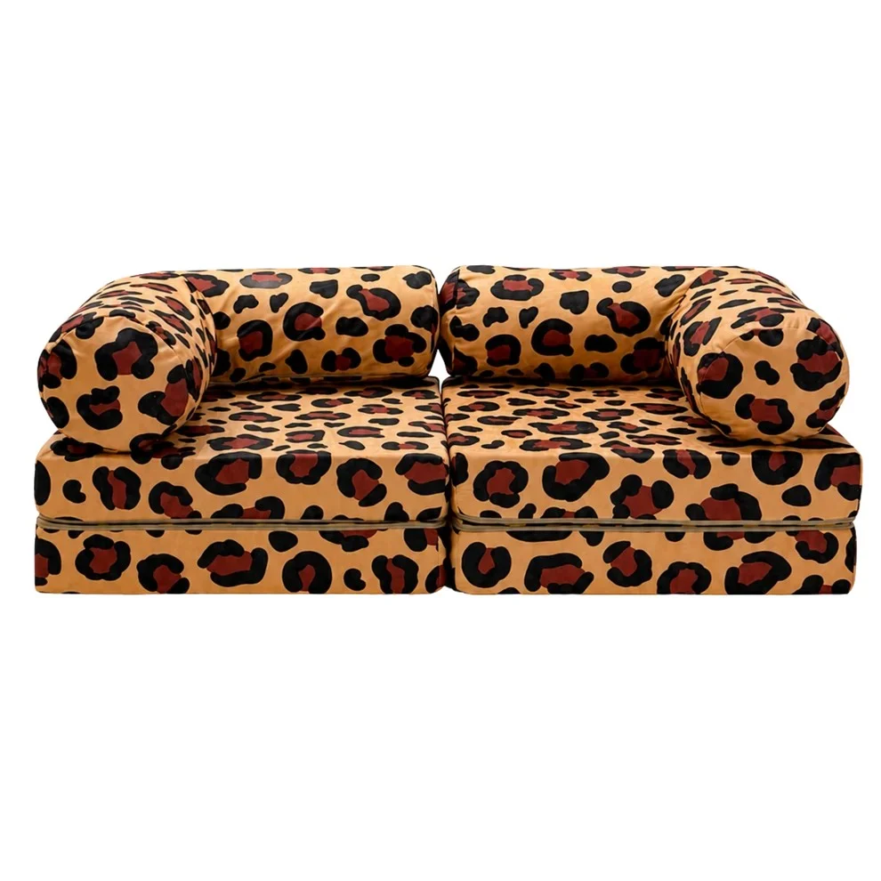bees&blooms HoneyHug — Soft Modular Sofa for Children, Leopard, photo 2
