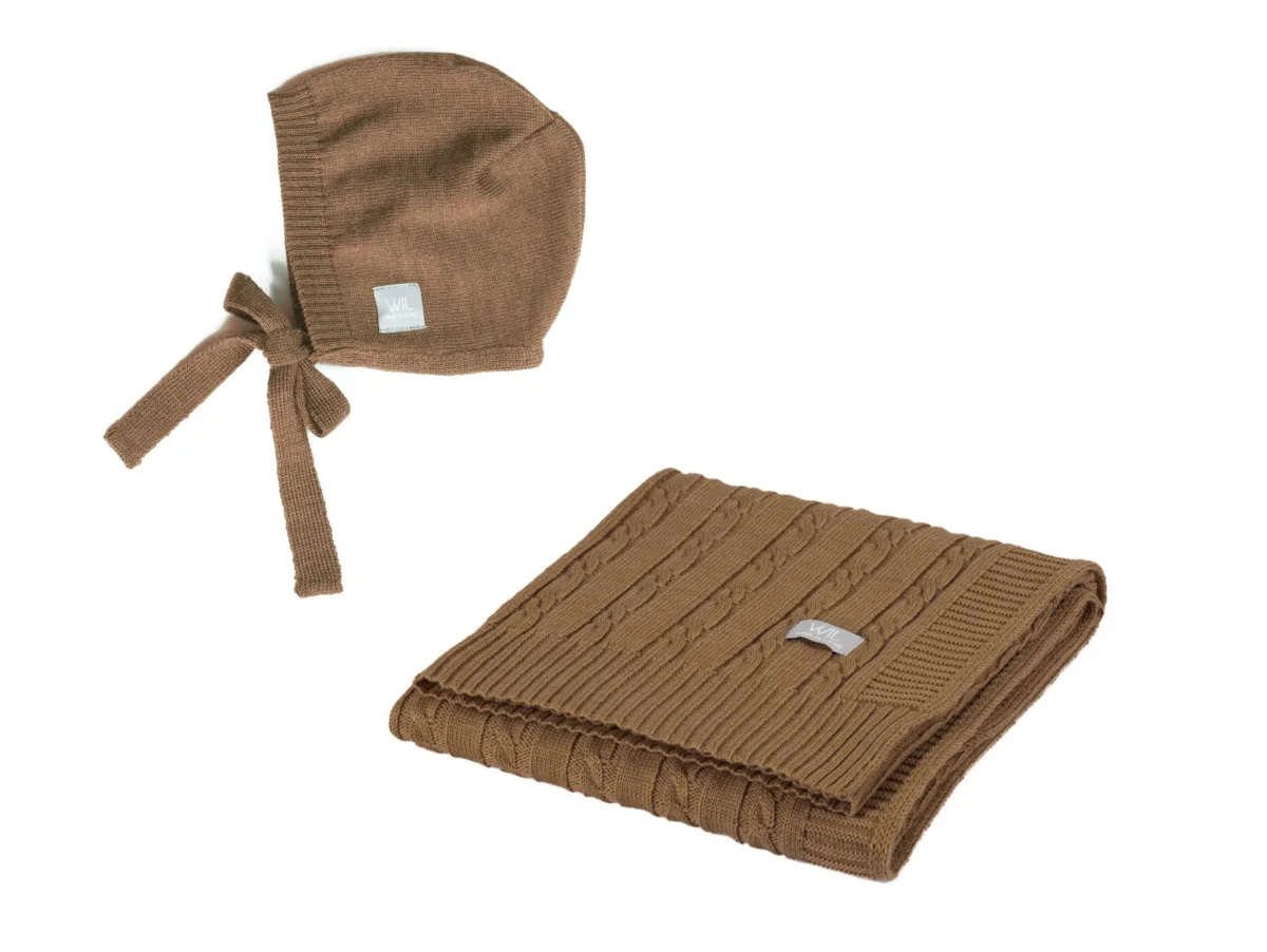 HOPE Gift Set for Baby, Blanket and Bonnet