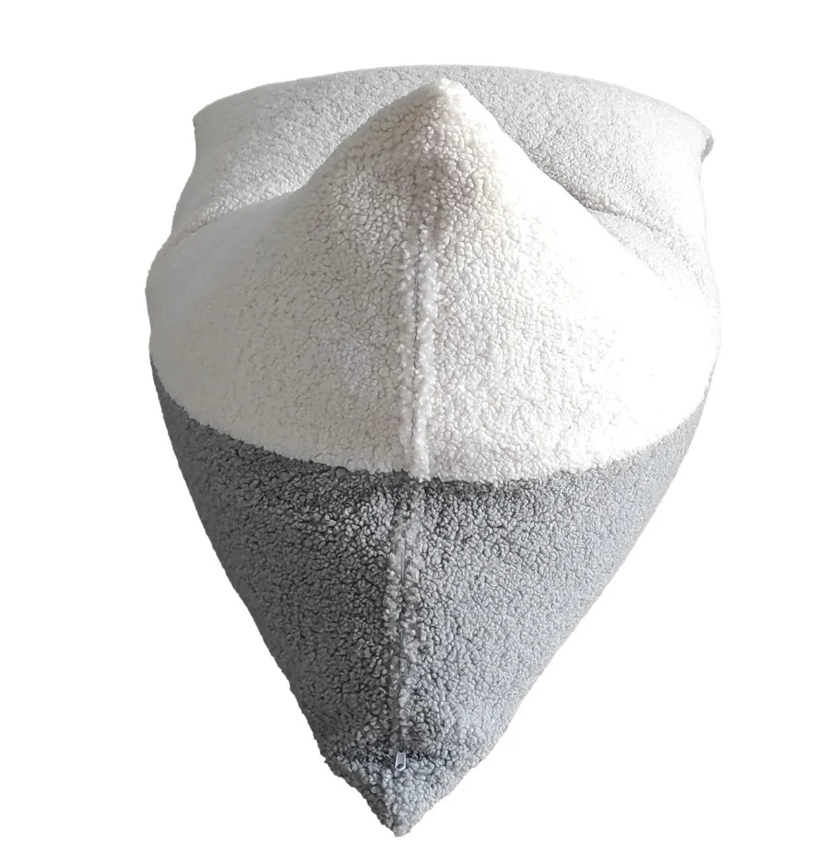 Two-Tone Sherpa Bean Bag Lounger