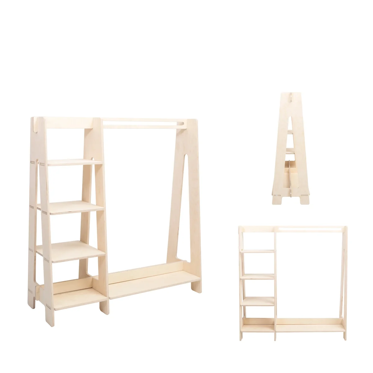 Clothing Rack with Side Shelves, photo 16