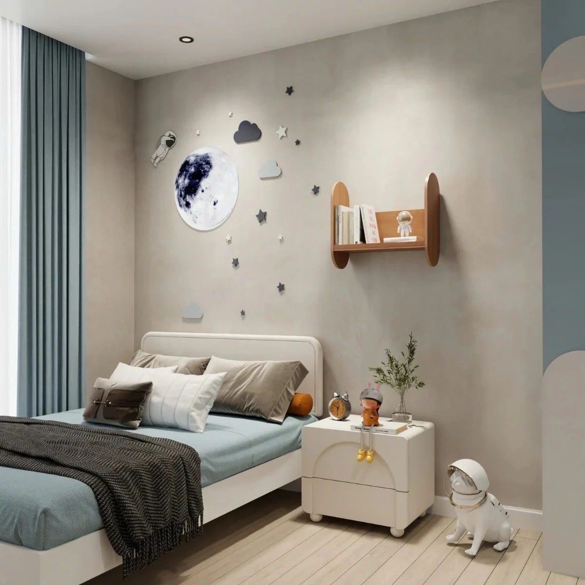 Ewart Woods Capsule — Wall-Mounted Wooden Bookshelf, photo 4