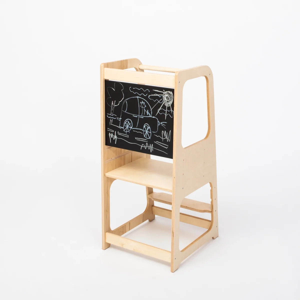 Helper Tower with Blackboard Panel — Lacquered